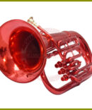 3 Valve Euphonium Brass Bb red Lacquered Nickel Plated