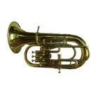 4 Valve Flat Brass Finishing Euphonium with Free Hard Case