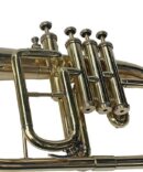 Brass Finish Flugelhorn 4 Valve Brass Bb Pitch with including mouthpiece