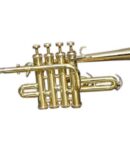 Brass Finish Piccolo Trumpet Brass Bb Pitch with including mouthpiece