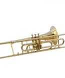 Brass Finish Trombone Brass Bb low pitch with including mouthpiece