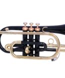Cornet Black Brass Bb Flat Cornet with Free Hard Case
