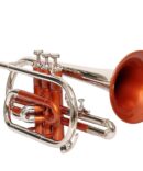 Cornet Trumpet Bb Flat Orange Nickel Hard Case Mouthpiece