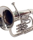 Euphonium 3 Valve Bb Flat Nickel Brass with Free Hard Case