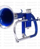 Flugelhorn 3 Valve Blue White Color Bb Pitch with including mouthpiece