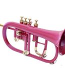 Flugelhorn 4 Valve Pink Color Bb Pitch With Including mouthpiece