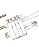 Piccolo Trumpet Full White Color Bb Pitch with including mouthpiece