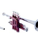 Red Nickel Piccolo Trumpet Bb Pitch with including mouthpiece