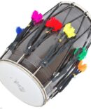 Bhangra Dhol Black Color 24 inch with Nut & Bolts