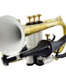 Brass Finish Echo Cornet Yellow Color Bb Pitch with including mouthpiece