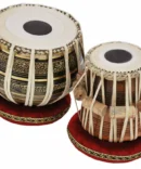 Brass Tabla Set Black Color With Carry Bag Sheesham Wood Hand Made