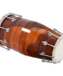 Dholak Double Brown color with Mango Wood F B E Bolt Tuned