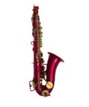 Saxophone Brass Finish Pink Color Bb low with including mouthpiece