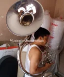 Sousaphone 22"Bell Pure Brass Made In Chrome Polish