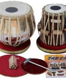 Tabla Drum Set Concert Quality 2.5 Kg Chromed Copper Bayan Sheesham Tabla