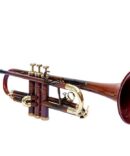 Trumpet Brown Color Bb low with including mouthpiece