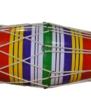 Wooden Baby Dholak with Multi-Colour